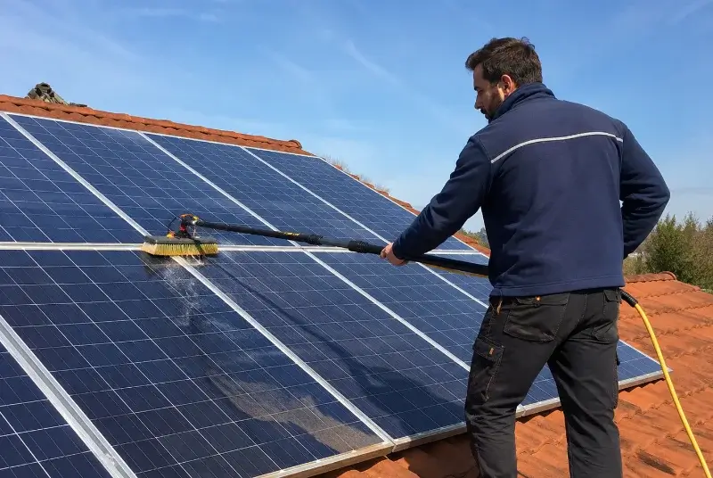 Nettoyage et entretien de panneaux solaires à Belhade